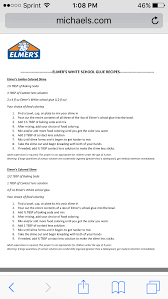 Colored Slime Recipe Glue Baking Soda Contact Lense Solution And Food Coloring Slime Recipe Slime Camping Crafts