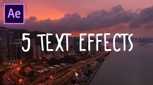 Cara mudah dan simpel namun keren membuat intro di adobe after effects cc 2018 semoga bermanfaat terimakasih sudah berkunjung semoga infonya bermanfaat. 5 Great Text Effects In Adobe After Effects Cc Wiggle Flicker More Animations How To Tutorial Youtube