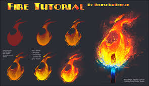 Fire Tutorial By Believethehorror Digital Painting Tutorials Fire Drawing Cloud Tutorial