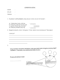 Soalan ulangkaji (teknologi) kuiz rancangan mainan. Lembaran Kerja Pengukuran Tahun4 Sains
