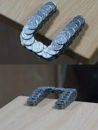 Physics Experiment With Coins Physics Experiments Science Classroom Science For Kids