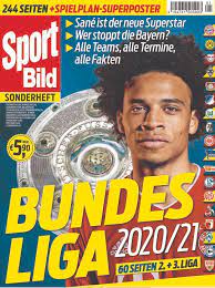 Mit wöchentlich 198.079 verkauften exemplaren laut ivw 3/2020 ist sie die auflagenstärkste sportzeitschrift in europa. Sport Bild Sonderheft Fussball Bundesliga Zeitschrift Als Epaper Im Ikiosk