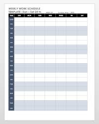 A personal shift calendar can be generated for any year after 1970. Free Work Schedule Templates For Word And Excel Smartsheet