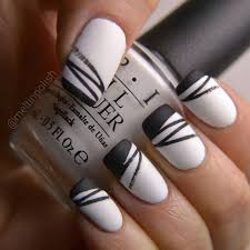 Black And White Striped Stiletto Nails Fed Onto Nailsalbum In Hair And Beauty Category Nail Art Stripes Striped Nails Nails