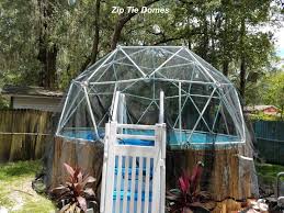 Working over and around your pool to build a diy pool enclosure makes this project even more challenging. Tracy Crichton Customer Reviews Of Our Geodesic 2v Hubs Only Kit For A Swimming Pool Enclosure