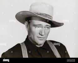 John wayne portrait hat hi-res stock photography and images