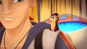 Tad's first shot with a blaster #Slugterra #Pieper #Tad