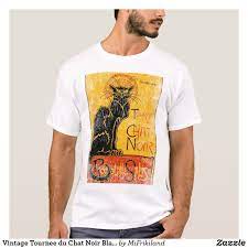 Vintage Tournee Du Chat Noir Black Cat Halloween T Shirt Zazzle Com Black Cat Halloween Halloween Tshirts Tournee Du Chat Noir