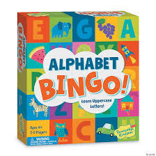 The pronunciation of individual letters and letters within words. Alphabet Bingo Board Game Mindware
