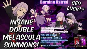 However, after he betrayed them, melascula turned that admiration to disgust, seeing him as worthless and useless. Insane 300 Double Melascula Summon Ceo 10000 Confirmed Seven Deadly Sins Grand Cross Youtube