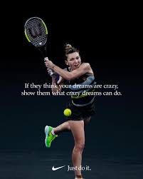 The official facebook page of romanian professional tennis player simona halep. Simona Halep On Instagram It S Only A Crazy Dream Until You Do It Justdoit Inspirational Tennis Quotes Tennis Quotes Simona Halep