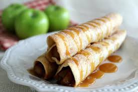Caramel Apple Pie Taquitos Recipe Apple Pie Recipe Homemade Apple Dessert Recipes Caramel Apple Pie