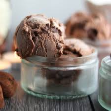 These cute chewy cookies made with two kinds of chocolate form a perfect sandwich for vanilla ice cream.or any flavor ice cream you prefer. Review Booja Booja Chocolate Salted Caramel Ice Cream