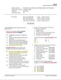Ambisnotes Latihan Soal Simak Ui Ekonomi Ambisnotes