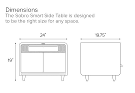 Sobro Smart Side Table Indiegogo Side Table Smart Table