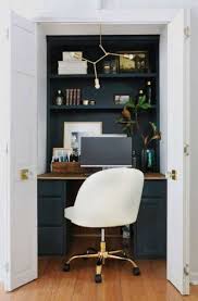 A compilation of great desks to fulfil a busy home working environment, including desk designs with this workspace inspiration gallery offers up some ideas that are superbly weird, and some that are. 31 Closet Office Desk Design Ideas Sebring Design Build