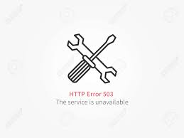 I get the following error Error 503 Page Layout Vector Design Website 503 Page Unavailable Royalty Free Cliparts Vectors And Stock Illustration Image 67563617