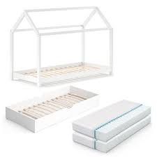 Matratze ist doch gleich matratze und unterscheidet sich dm führt weder in den filialen noch im onlineshop matratzen für kinderbetten. Kinderbett Wiki 90x200 Weiss Mit Unterbett Und Zwei Matratzen Mytoys