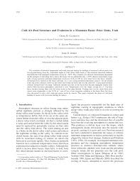 pdf) cold air pool structure and