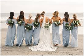 Collection by perfect beginnings destination weddings & honeymoons. Dusty Blue And Blush Beach Wedding Dusty Blue Bridesmaid Dresses Blush Bouquets Colorsbridesmaid