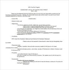 Substitute teacher lesson plan free word sample download. Art Teacher Resume Samples Art Education Lesson Plan Template Insymbio