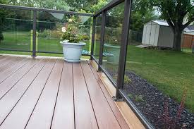 Aluminum railing for decks is another option. Aluminum Glass Deck Rail Railing From Star Systems