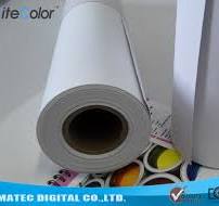 Matte Printable PP Synthetic Paper , Polypropylene Paper Rolls For Dye Ink