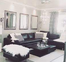 Check out our selection of quality leather living room sets, which come in flat, glossy, and distressed black finishes. Black And White Sofa Living Room Ideas Novocom Top