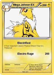 You can save your interactive online coloring pages that you have created in your gallery, print the coloring pages to. Pokemon Mega Jolteon Ex