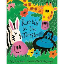 A selection of colouring pages featuring cartoon jungle animals from the story of 'rumble in the jungle' by giles andreae and david wojtowycz. Rumble In The Jungle By Giles Andreae Paperback Target