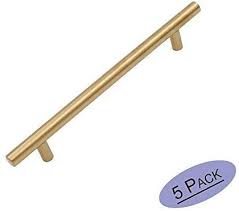 Sale price $3.23 $ 3.23. Goldenwarm Modern Stainless Steel Brushed Brass Drawer Pull 7 1 2 Inch 192mm Hole Centers Gold Kitchen Cabi Brass Drawer Pulls Gold Kitchen Cupboard Handles