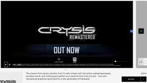 Download and play pc games of every genre. Crysis Remastered Out Now Epic Games Exclusive No Steam For 29 99 Epicgamespc