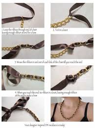 In our how to make a necklace instructions we have given the size of the beads we. 12 Stylish Diy Necklaces With Statement Chains Pretty Designs Diy Statement Necklace Diy Necklaces Tutorial Chain Statement Necklace