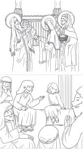 Showing 12 coloring pages related to mary and martha with jesus. Pre School Pre Kinder St Demiana Coptic Orthodox Church