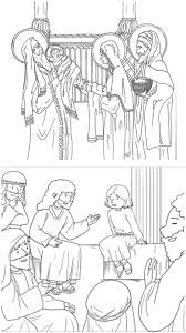 Showing 12 coloring pages related to mary and martha with jesus. Pre School Pre Kinder St Demiana Coptic Orthodox Church