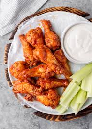 Delicious chicken wings which is tossed in garlic and lemon sauce. Crispy Baked Buffalo Chicken Wings Gimme Delicious