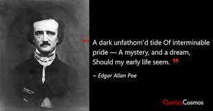 A Dark Unfathom D Tide Of Edgar Allan Poe Quote