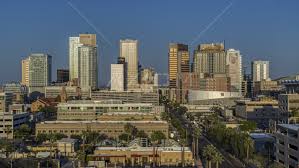 Feel free to use all pictures even commercially. The City S Skyline At Sunset In Downtown Phoenix Arizona Aerial Stock Photo Dxp002 143 0004 Axiom Images
