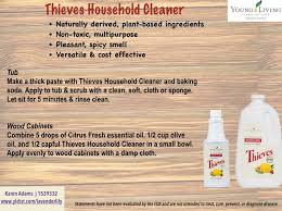 Yleo Thieves Household Cleaner Tub And Wood Cabinets Essential Oils Cleaning Essential Oil Cleaning Recipes Essential Oil Cleaner