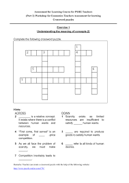 The crossword puzzle powerpoint template comes with three powerpoint templates that will allow you to edit and customize the colors and text of each slide. Ass Econ Ex1