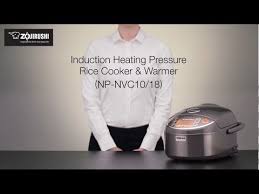 Zojirushi rice cookers are equipped with the most advanced and sophisticated technology and a range of features and functions which make them the elite of rice cookers. Zojirushi Induction Heating Pressure Rice Cooker Warmer Np Nvc10 18 Youtube