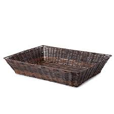 Ships free orders over $39. Artificial Wicker Tray Rectangle Xl Dark Brown 50x37x10cmh