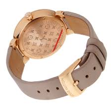 Louis Vuitton Tambour Blossom 35 Rose Gold Diamond Watch – Opulent Jewelers