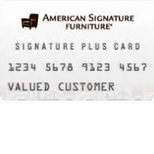 Check spelling or type a new query. How To Apply For The American Signature Furniture Credit Card