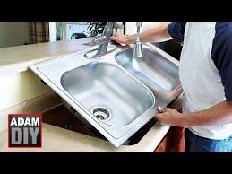 Replacing the bathroom faucet cartridge is a plumbing fix you can do in less than an hour. How To Replace Install A Kitchen Sink Cast Iron To Stainless Steel Youtube Replacing Kitchen Sink Kitchen Sink Install Sink