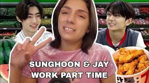 MBTI introverts part-time job at the food corner (JAY &  SUNGHOON)ㅣWorkdolㅣShuhua