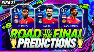 Filter all fifa mobile 20 (season 4) players, compare them, build and share squads and much more. Fifa 21 Road To The Final Team 2 Predictions Ucl Rttf Promo Cards W Davies Salah Rashford Youtube