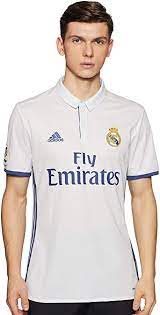 An interesting side note, while it might be hard to see in the above picture, the classic real madrid logo, the club's first ever. Amazon Com Adidas Real Madrid 2016 17 Home Shirt Clothing