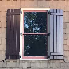 Maybe you would like to learn more about one of these? Board And Batten Pvc Exterior Shutters With Cutouts