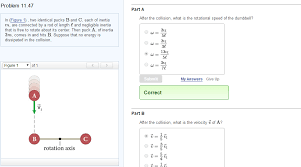 Find the function for angular velocity. After The Collision What Is The Rotational Speed Of Chegg Com